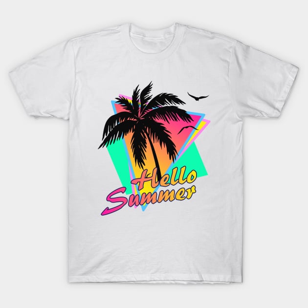 Hello Summer T-Shirt by Nerd_art